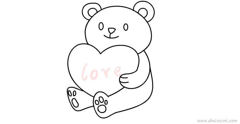 手绘表白love儿童画怎么画 手绘表白love简笔画图片大全