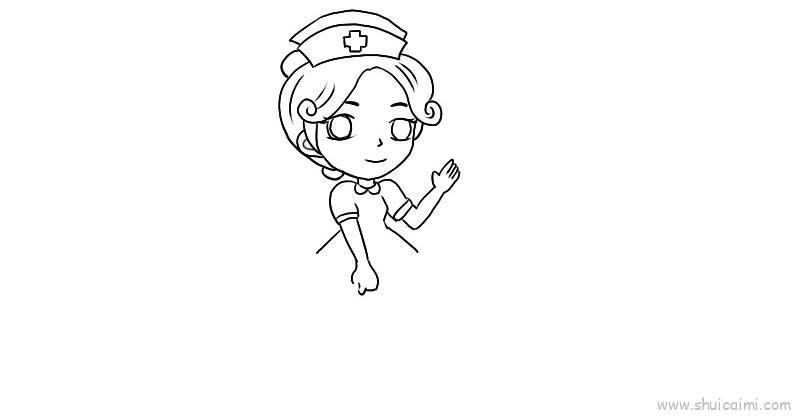 白衣天使儿童画怎么画 白衣天使简笔画画法