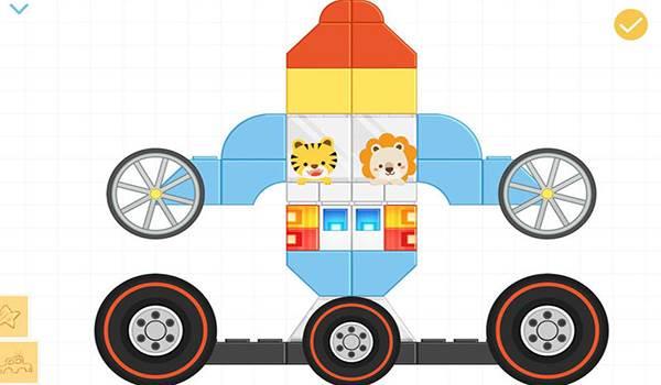 迷你乐高汽车简笔画 迷你乐高小汽车怎么画