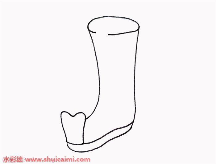 古代鞋子怎么画 古代鞋子简笔画图片彩色