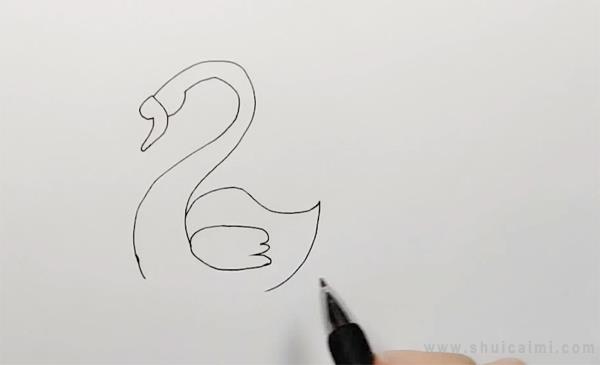 天鹅简笔画怎么画 天鹅简笔画图片大全