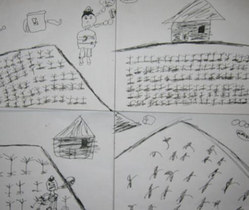 连环画简笔画 连环画简笔画六格