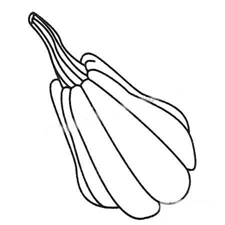 南瓜简笔画 南瓜简笔画怎么画