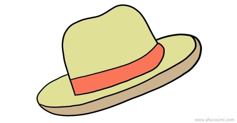 帽子儿童画怎么画 帽子简笔画好看