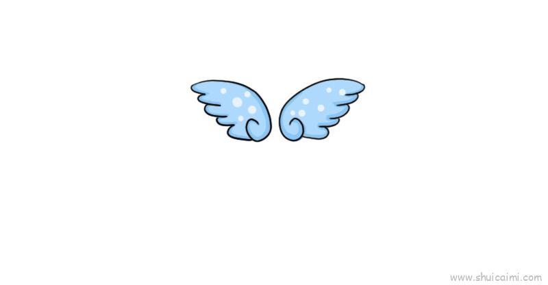 翅膀儿童画怎么画 翅膀简笔画顺序