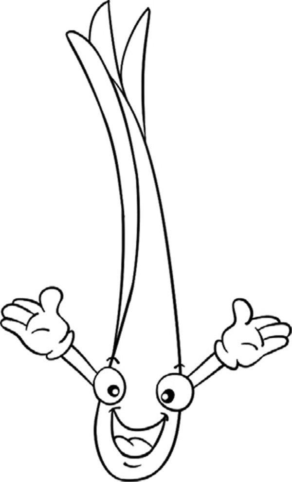 刺鼻的葱简笔画怎么画 刺鼻的葱简笔画画法