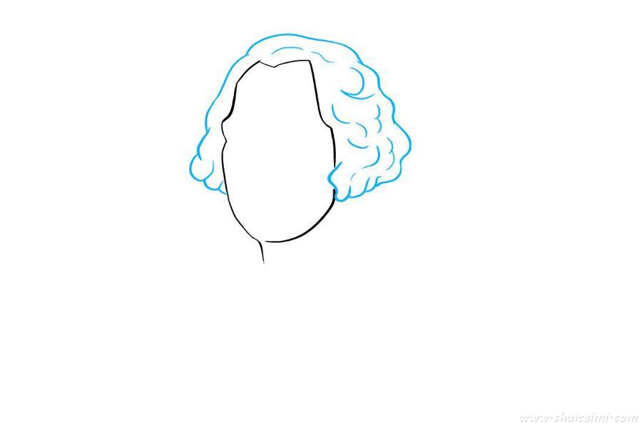 乔治华盛顿怎么画 乔治华盛顿简笔画简单好看带颜色