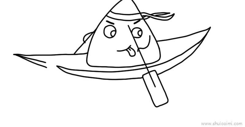 粽子儿童画怎么画 粽子简笔画简单