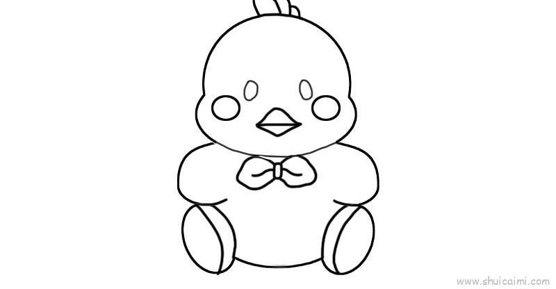 玩具小鸡教程儿童画怎么画 玩具小鸡教程简笔画步骤