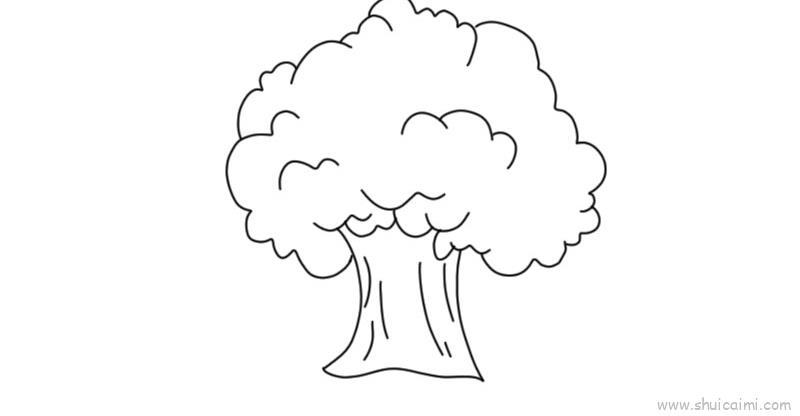 茂密儿童画怎么画 茂密简笔画图片大全