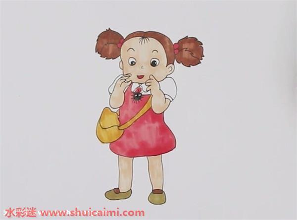 小梅怎么画 小梅简笔画步骤