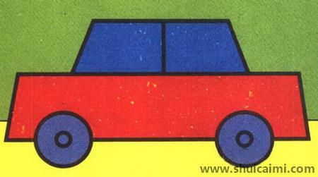 小轿车儿童简笔画