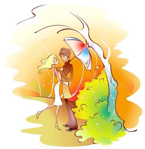 扑蝴蝶简笔画大全风景 扑蝴蝶图画