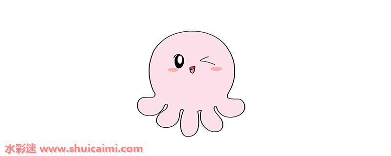 章鱼如何画 章鱼简笔画彩色