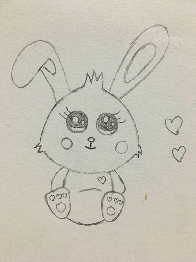 画兔子的简笔画 画兔子的简笔画图片