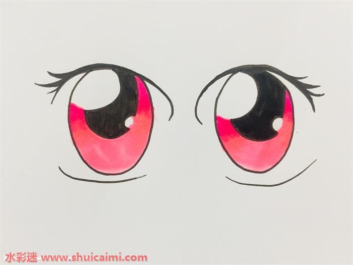 漫画眼睛怎么画 漫画眼睛简笔画彩色