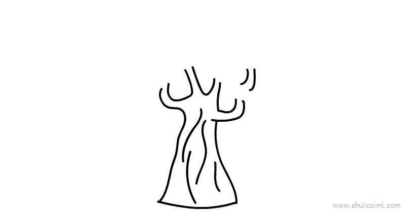 苹果树儿童画怎么画 苹果树简笔画图片大全