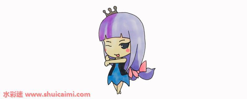 叶罗丽卡通手绘简笔画画法