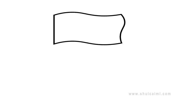 党旗简笔画怎么画 党旗简笔画简单