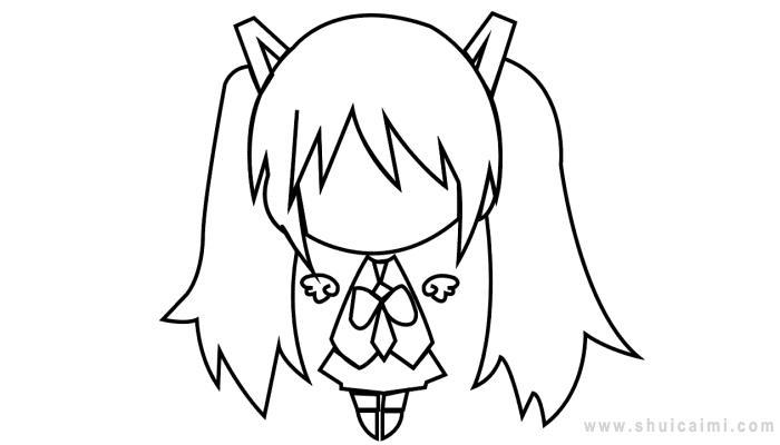 二次元简笔画怎么画 二次元简笔画画法