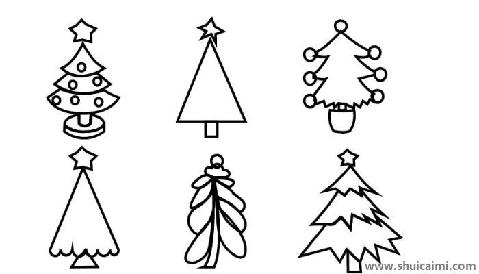 圣诞树简笔画怎么画 圣诞树简笔画步骤
