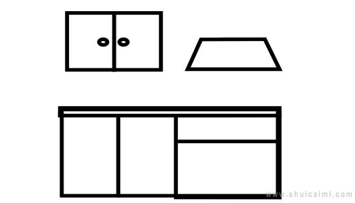 厨房简笔画怎么画 厨房简笔画图片大全