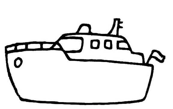 船简笔画 船简笔画儿童简笔画