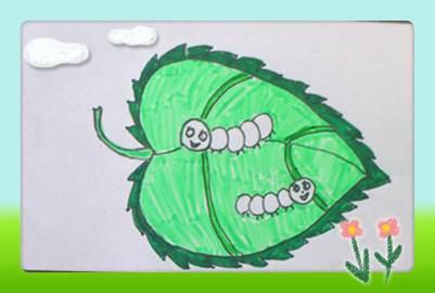 蚕的简笔画图片大全 蚕的简笔画图片大全涂色