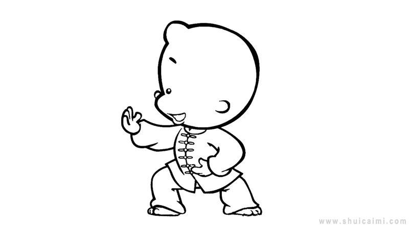 太极拳简笔画怎么画 太极拳简笔画图片