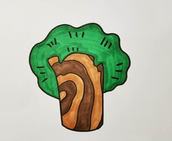 树简笔画 树简笔画图片大全