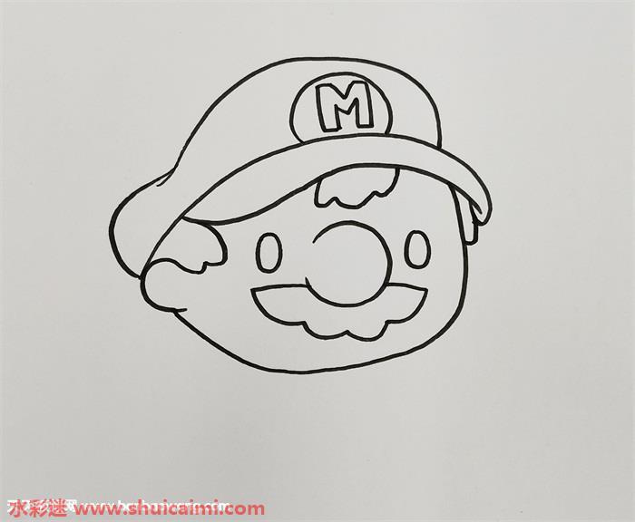 马里奥怎么画 马里奥简笔画简单