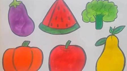 简笔画水果 简笔画水果拼盘