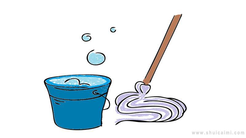 拖把简笔画怎么画 拖把简笔画好看