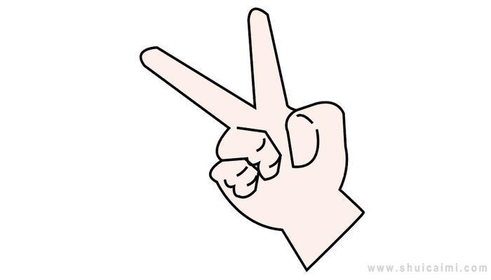 剪刀手简笔画怎么画 剪刀手简笔画好看