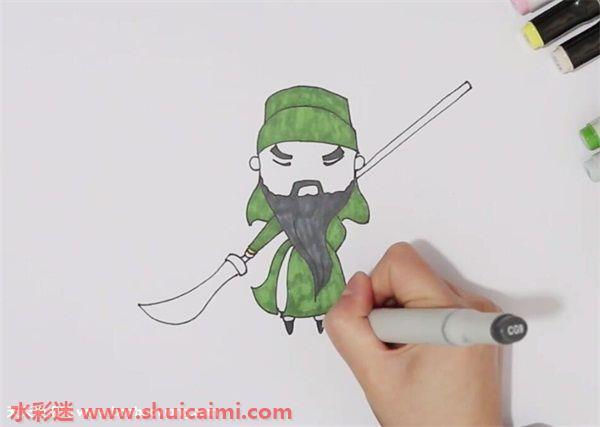 q版三国人物怎么画 q版三国人物简笔画步骤