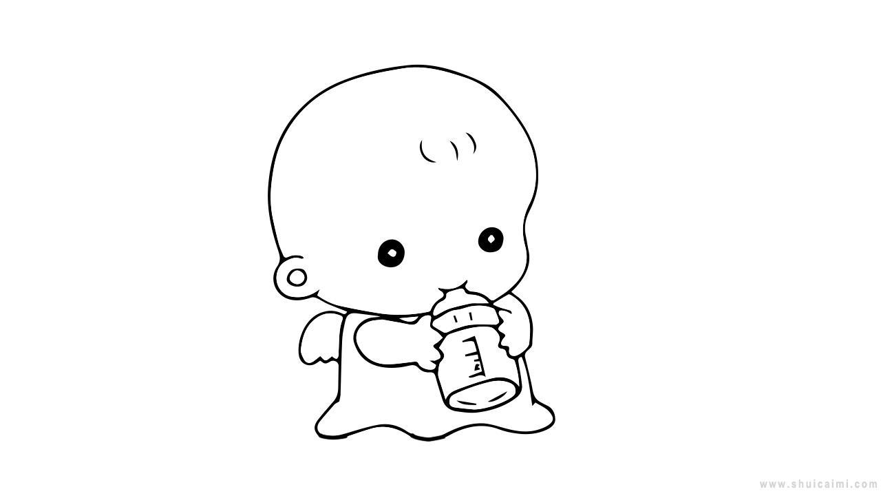 小婴儿简笔画怎么画 小婴儿简笔画简单