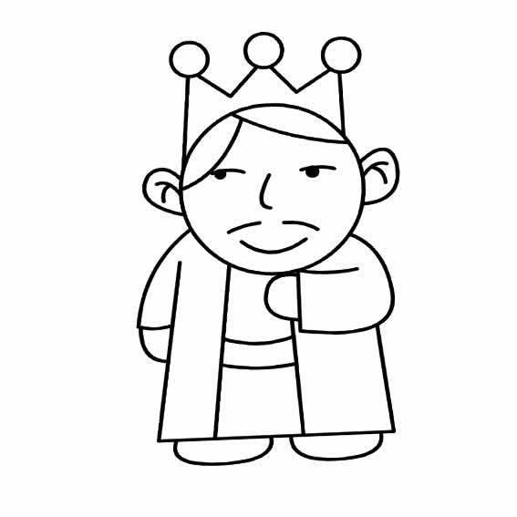 国王简笔画 国王简笔画图片