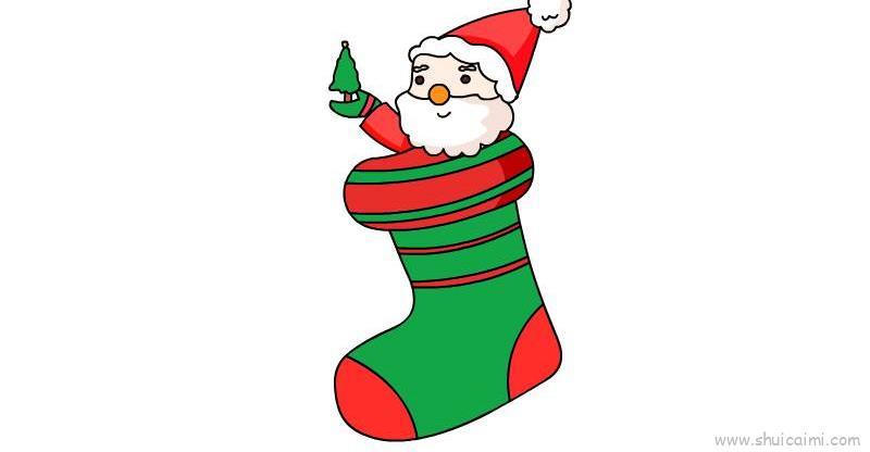 圣诞节创意绘画教学步骤