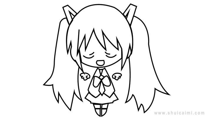 二次元简笔画怎么画 二次元简笔画画法