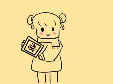 拜年姿势简笔画图片可爱 拜年姿势简笔画图片可爱女孩