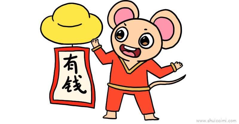 春节儿童画怎么画 春节简笔画图片