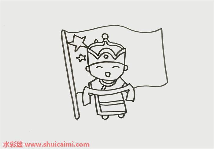 少数民族人物怎么画 少数民族人物简笔画图片大全彩色