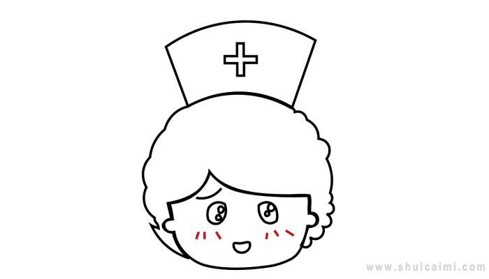 护士动漫头像简笔画怎么画 护士动漫头像简笔画简单