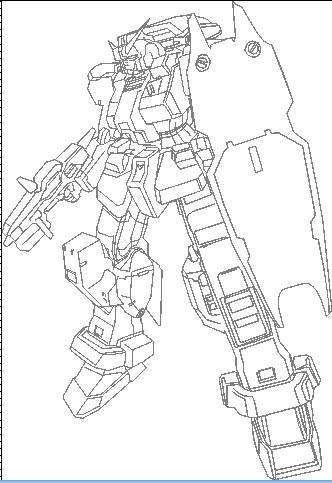 机甲简笔画 机甲简笔画机甲战士