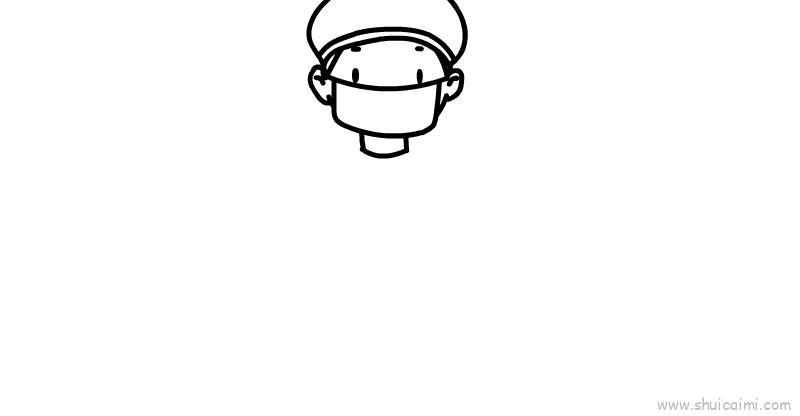 白衣天使儿童画怎么画 白衣天使简笔画图片大全