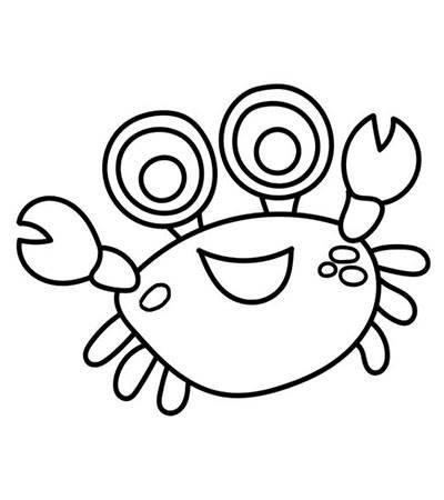 螃蟹的简笔画 螃蟹的简笔画图片