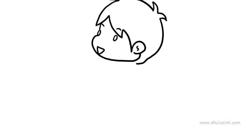 读书小男孩儿童画怎么画 读书小男孩简笔画简单