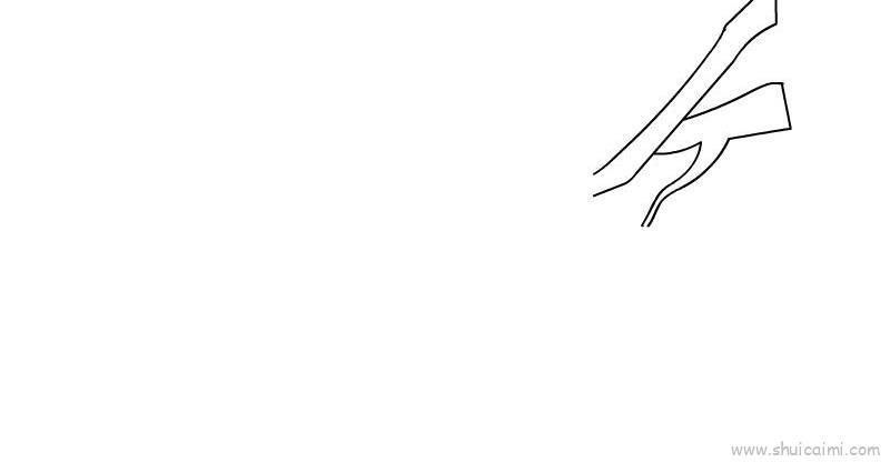 树枝儿童画怎么画 树枝简笔画步骤