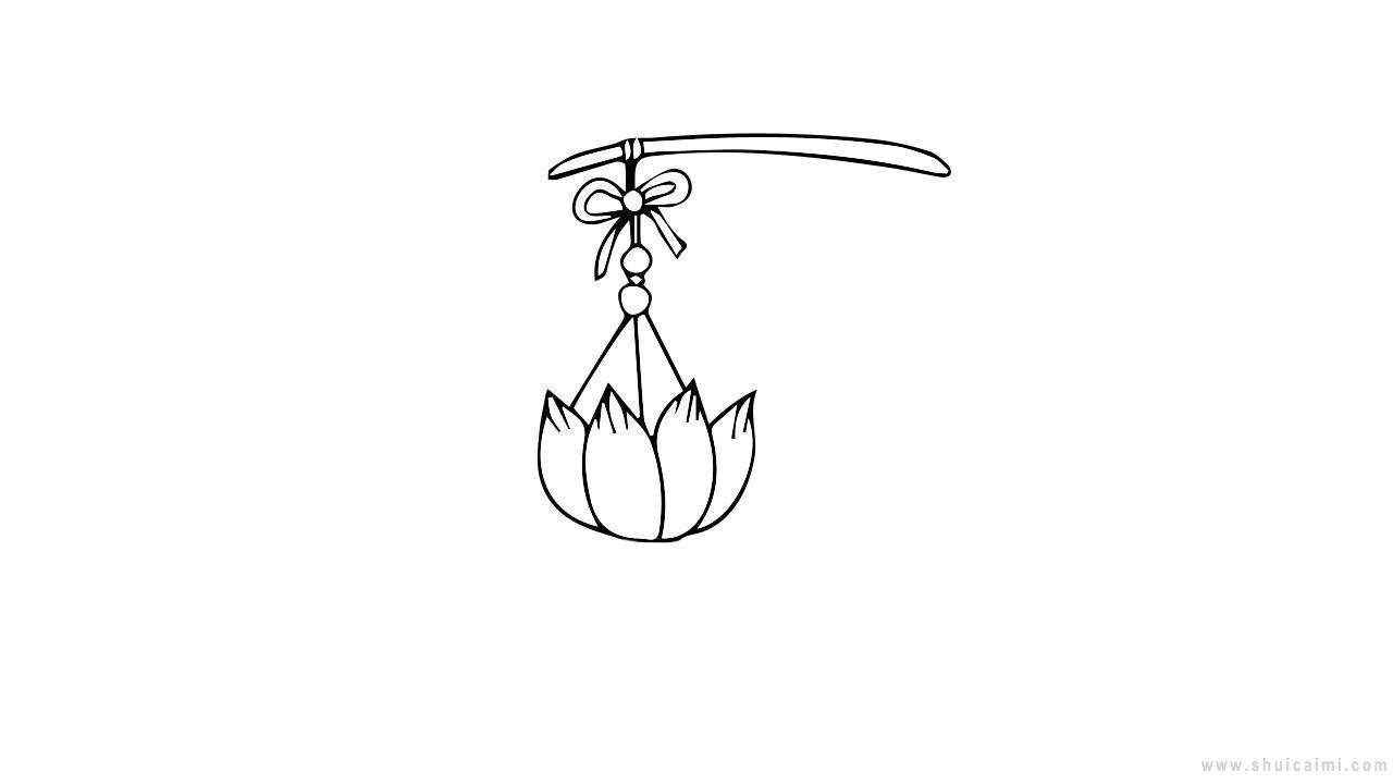 花灯简笔画怎么画 花灯简笔画简单又好看