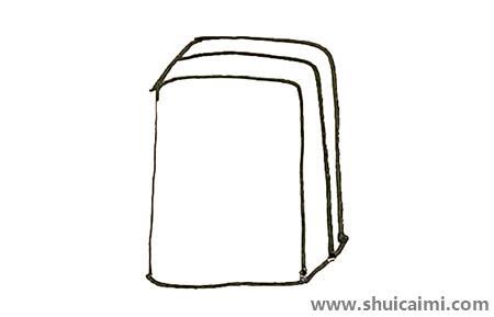 行李箱儿童简笔画